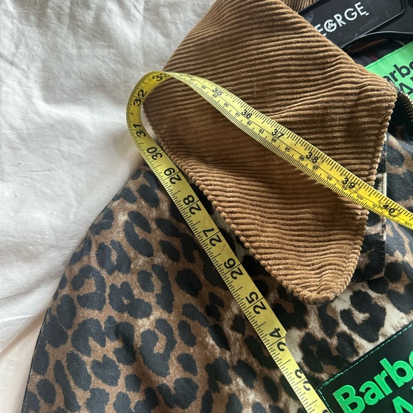 SOLD Ganni x Barbour Leopard Jacket - Picture 9 of 11